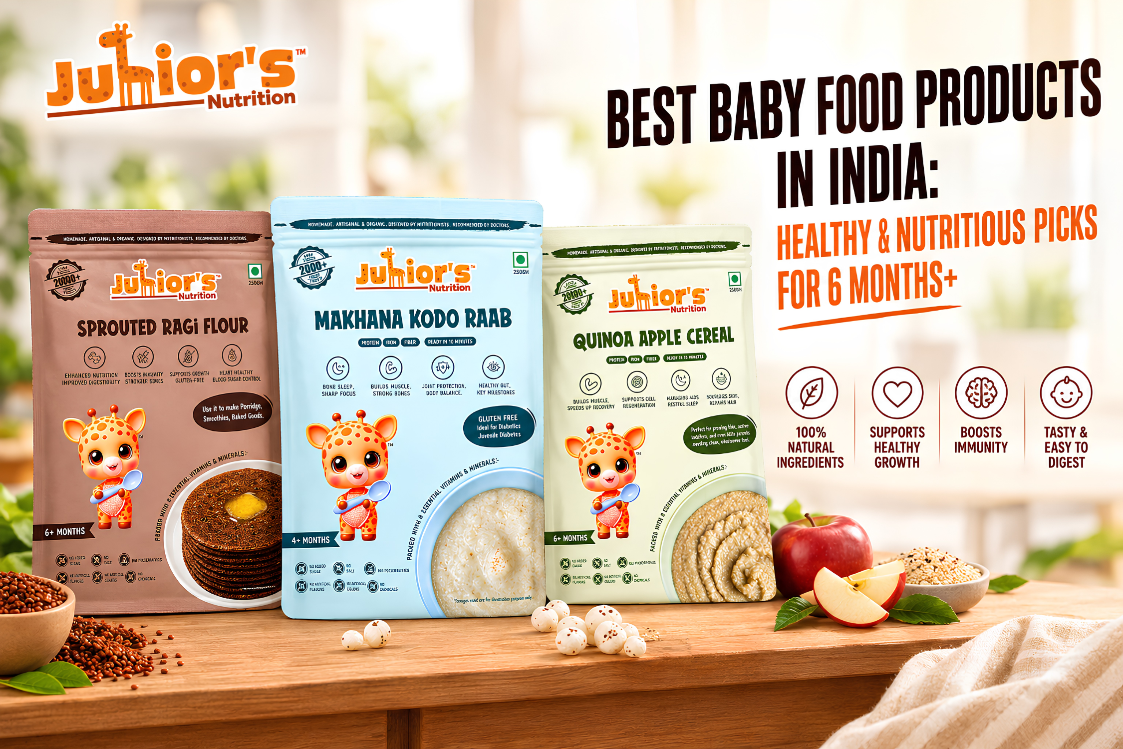 Best Baby Food Products in India: Healthy & Nutritious Picks for 6 Months+