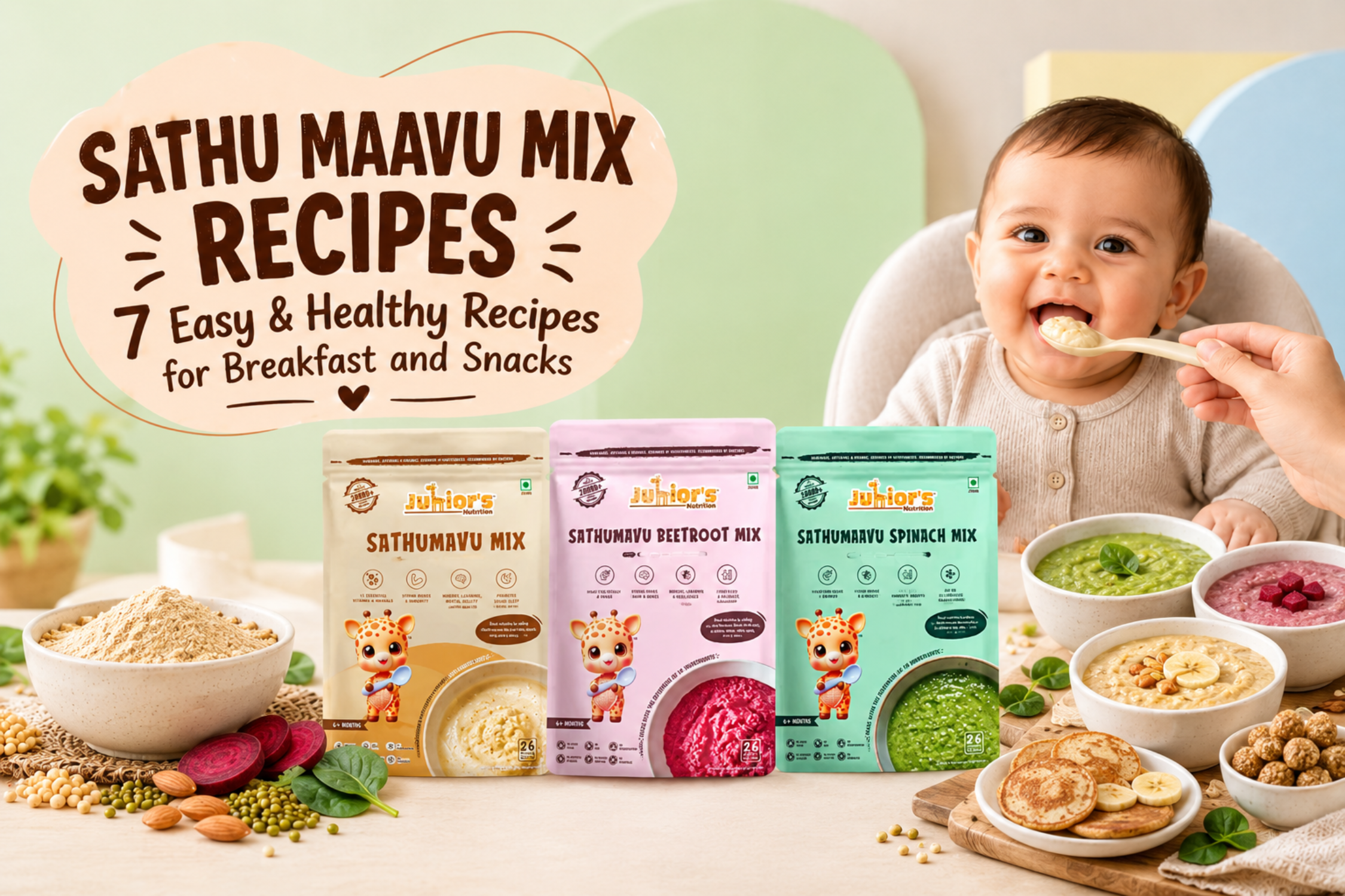 Sathu Maavu Mix Recipes: 7 Easy & Healthy Recipes for Breakfast and Snacks