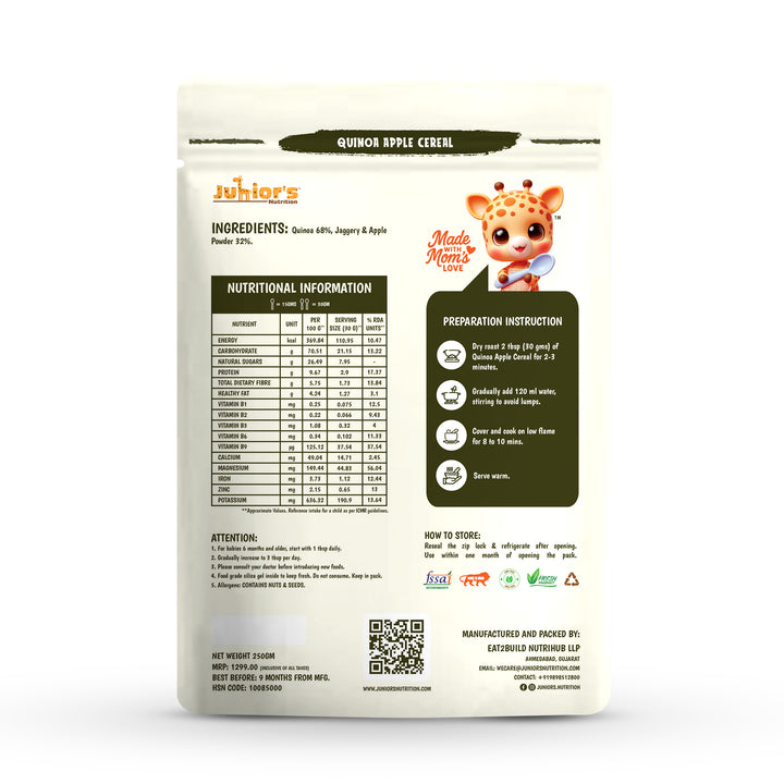 QUINOA APPLE CEREAL