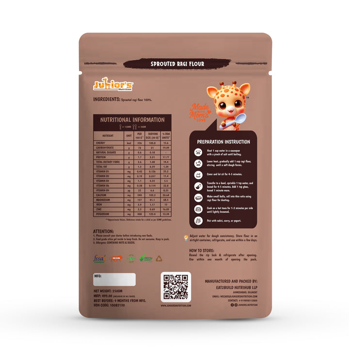 SPROUTED RAGI FLOUR