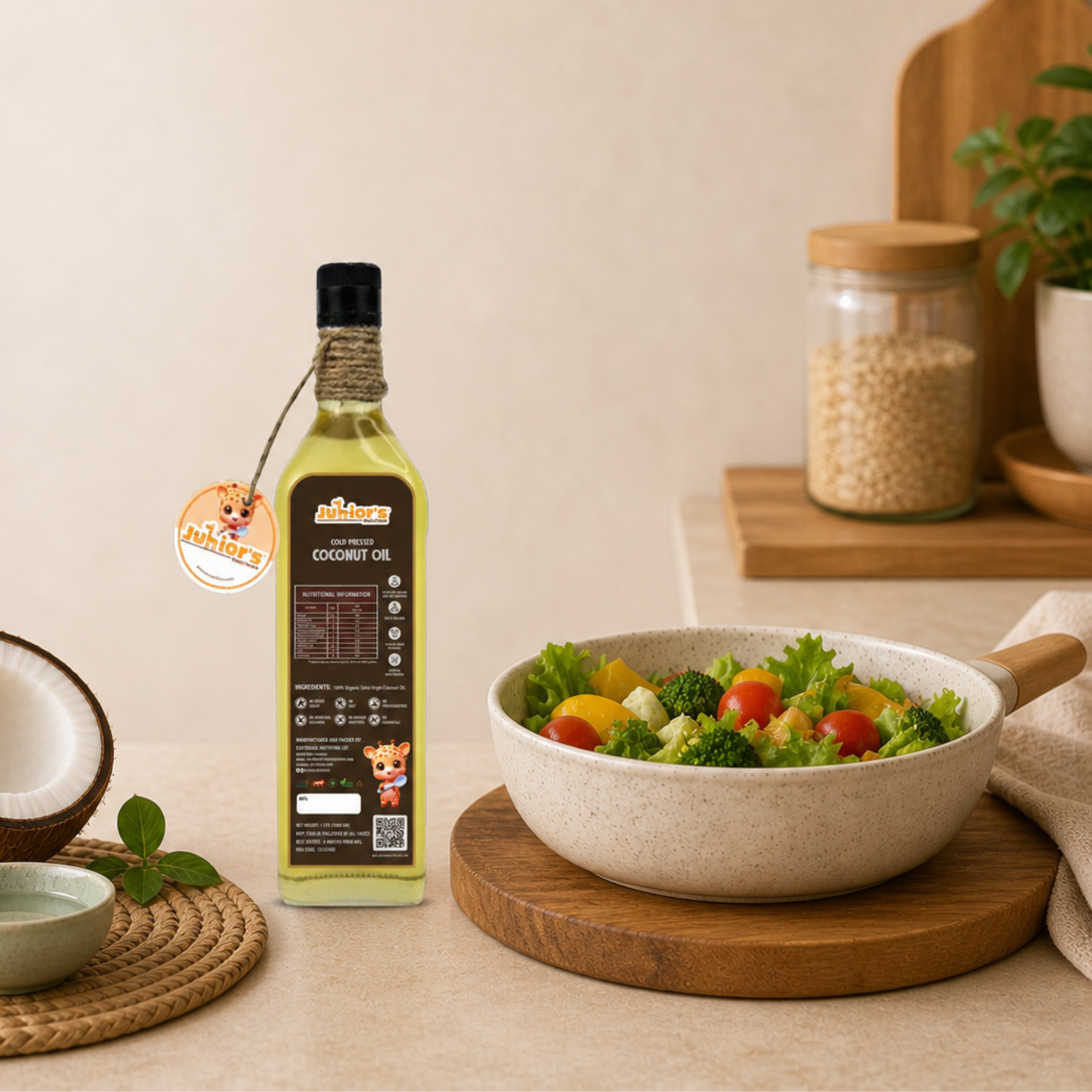 COLD PRESSED COCONUT OIL
