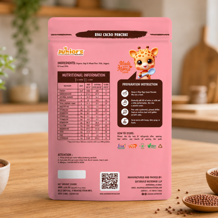 RAGI CACAO PANCAKE