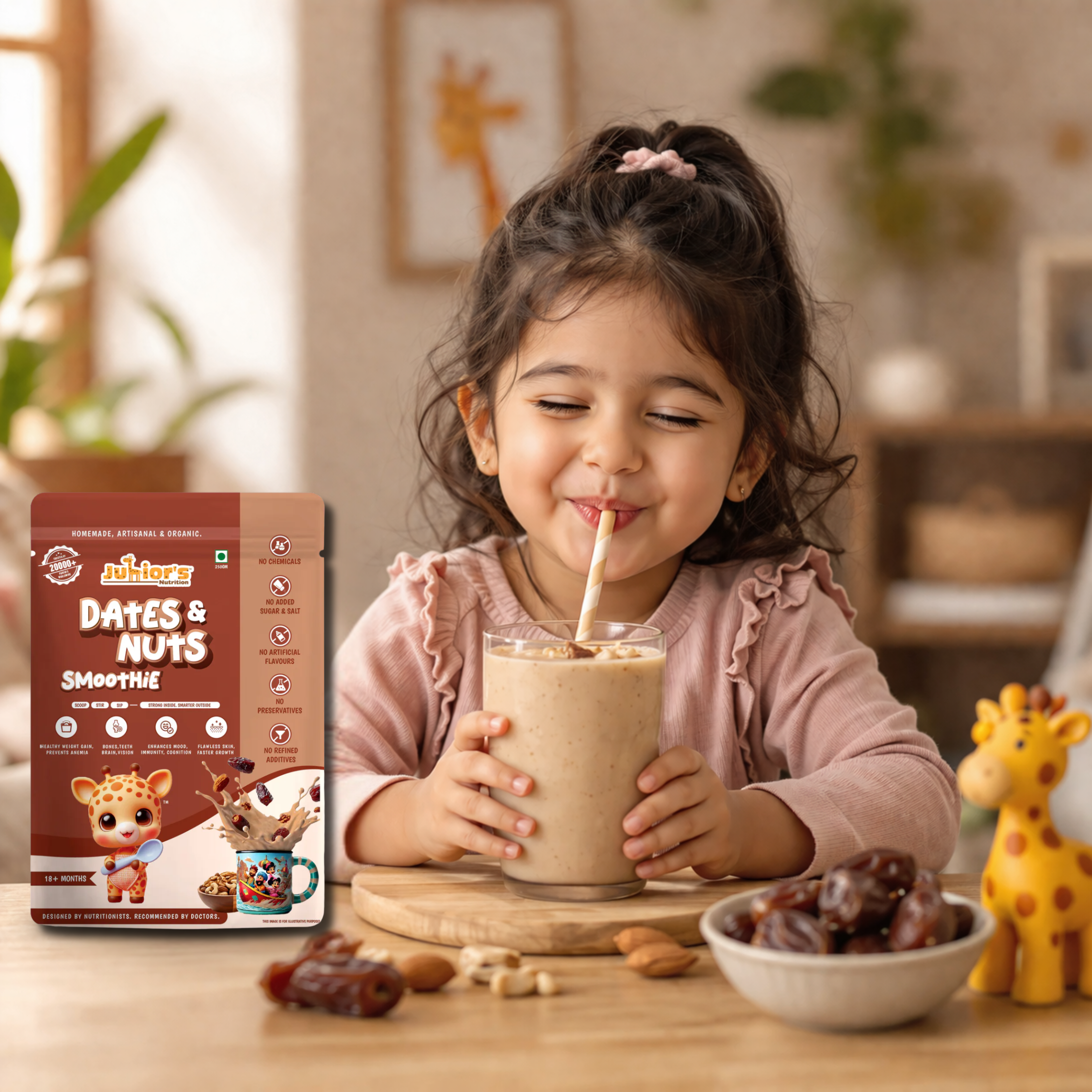 DATES AND NUTS SMOOTHIE