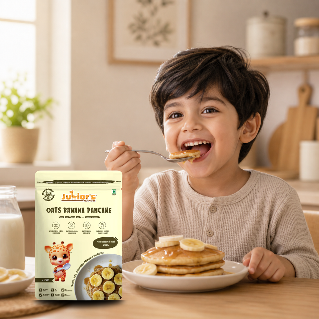 OATS BANANA PANCAKE